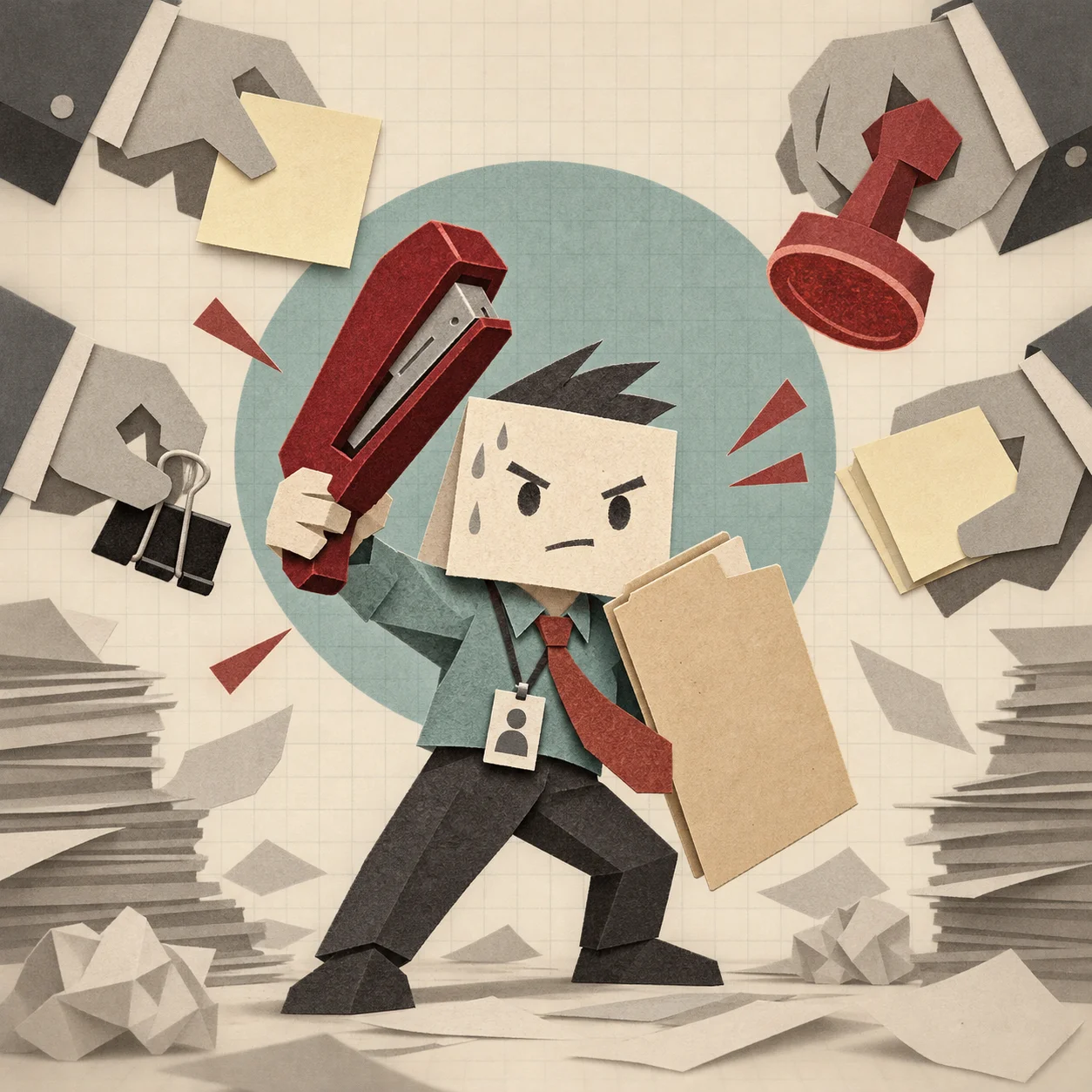 Corporate Survivors illustrated key art